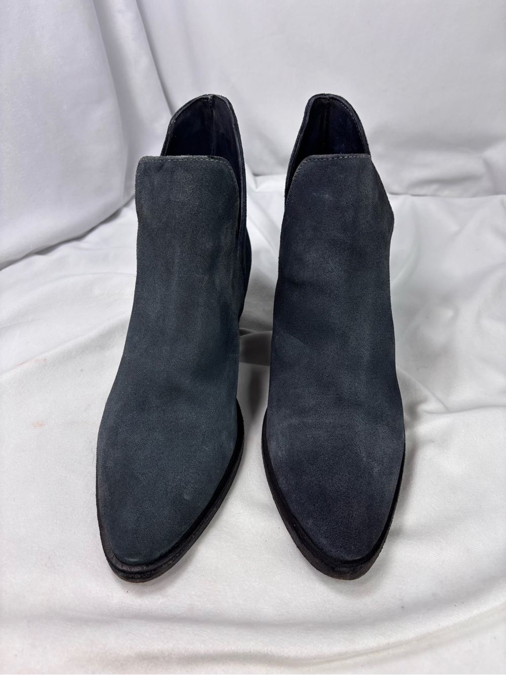 Free People Gray Suede Cutout Ankle Boots | EU 38 / US 7.5–8 | Boho Western Chic - Picture 3 of 10